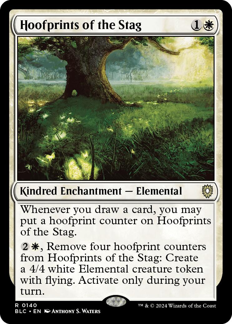 Hoofprints of the Stag [Bloomburrow Commander] | The Time Vault CA