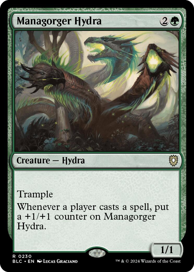 Managorger Hydra [Bloomburrow Commander] | The Time Vault CA