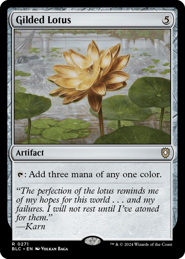 Gilded Lotus [Bloomburrow Commander] | The Time Vault CA
