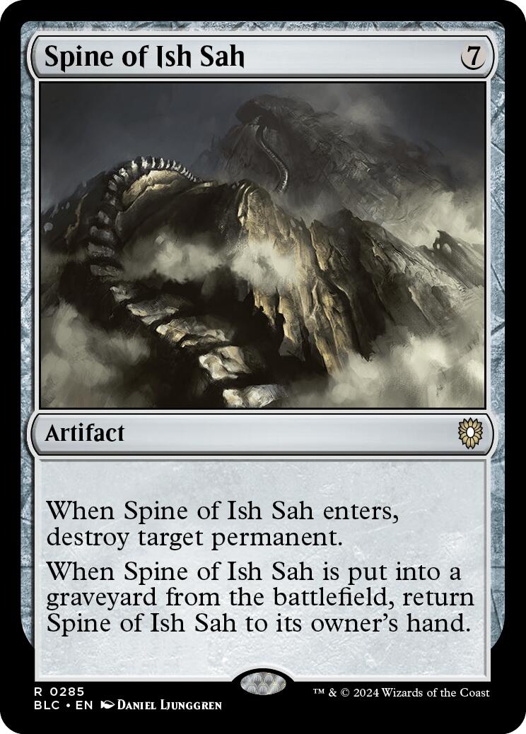 Spine of Ish Sah [Bloomburrow Commander] | The Time Vault CA