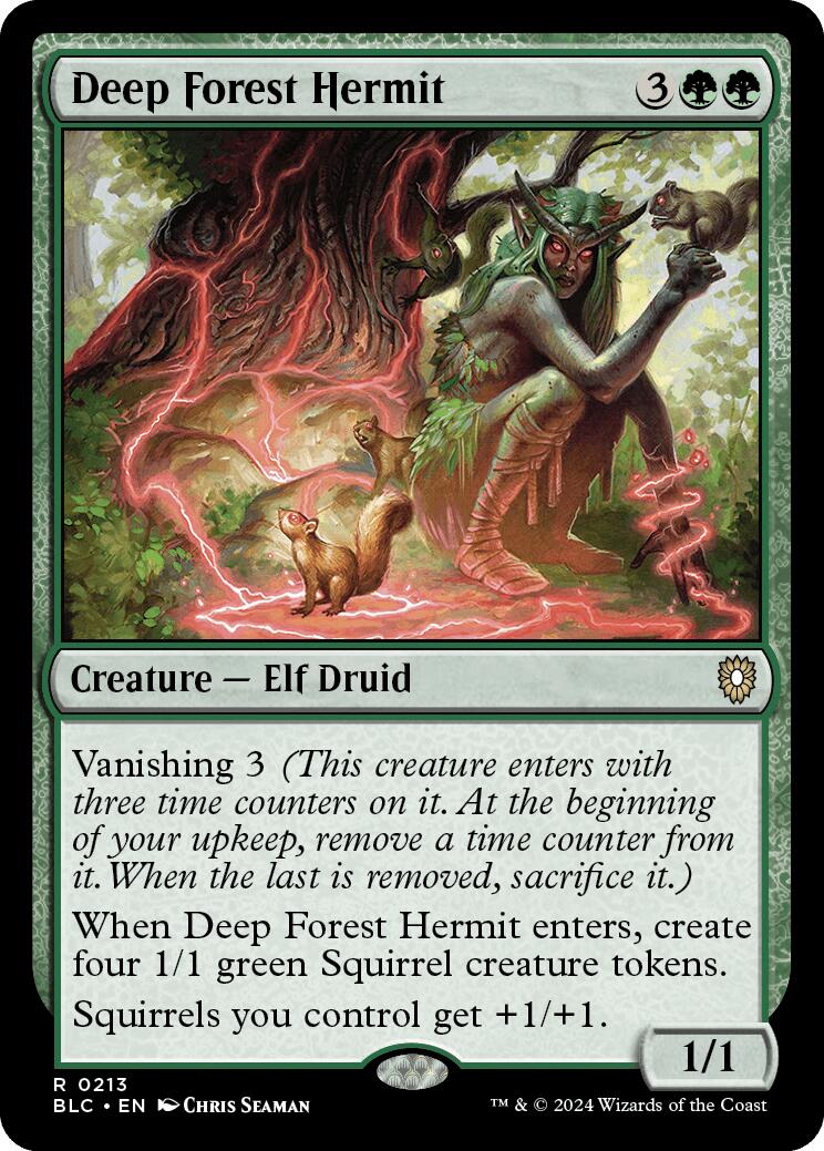 Deep Forest Hermit [Bloomburrow Commander] | The Time Vault CA