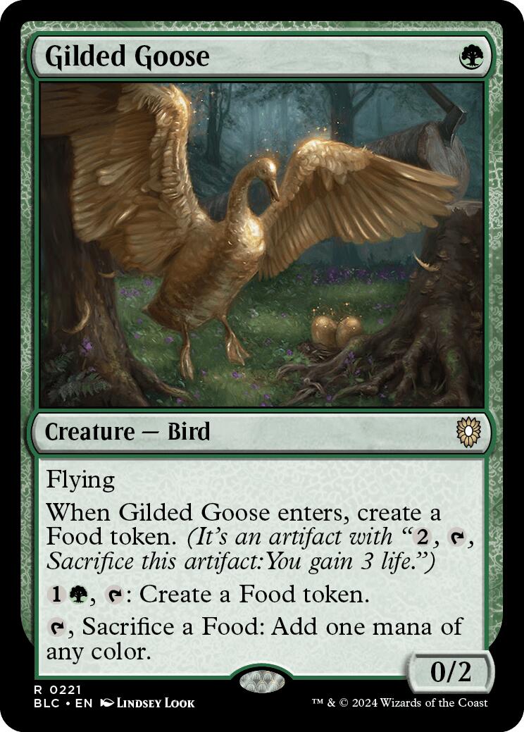 Gilded Goose [Bloomburrow Commander] | The Time Vault CA