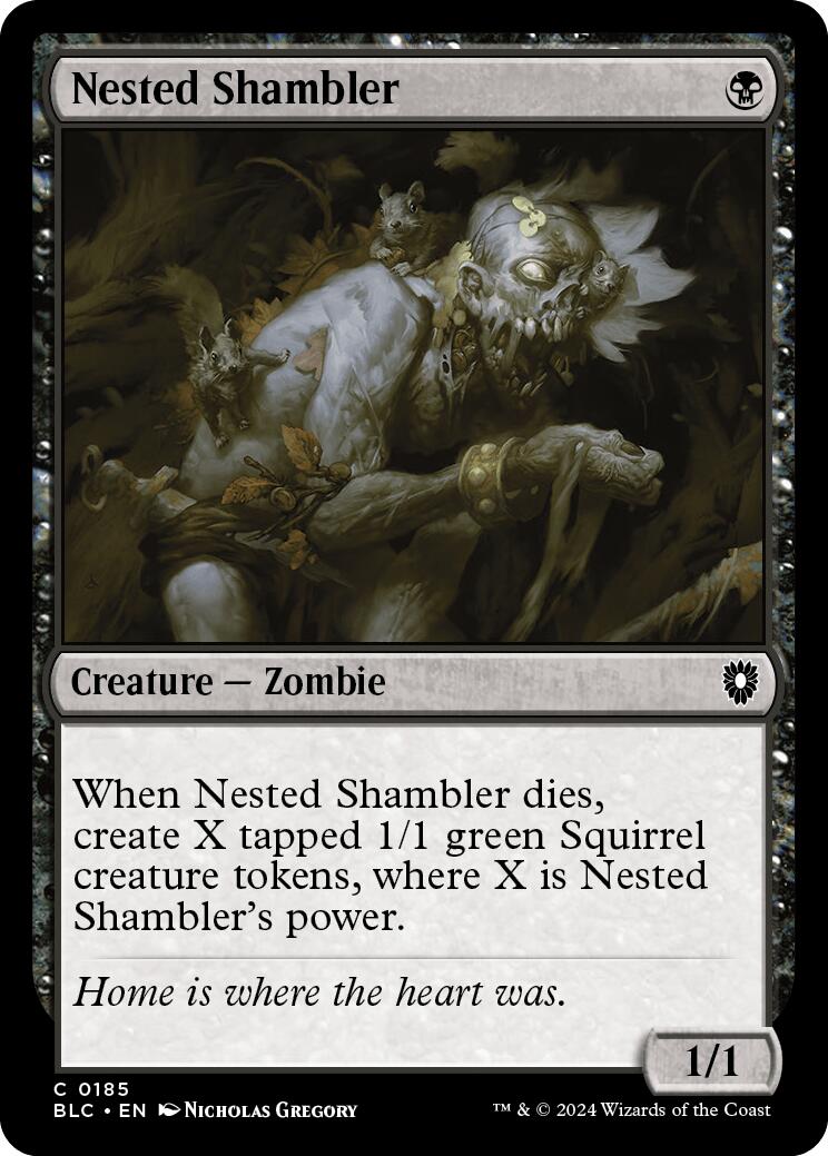 Nested Shambler [Bloomburrow Commander] | The Time Vault CA