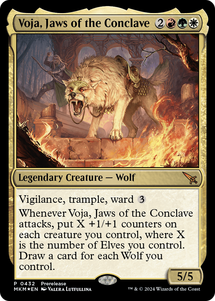 Voja, Jaws of the Conclave [Murders at Karlov Manor Prerelease Promos] | The Time Vault CA