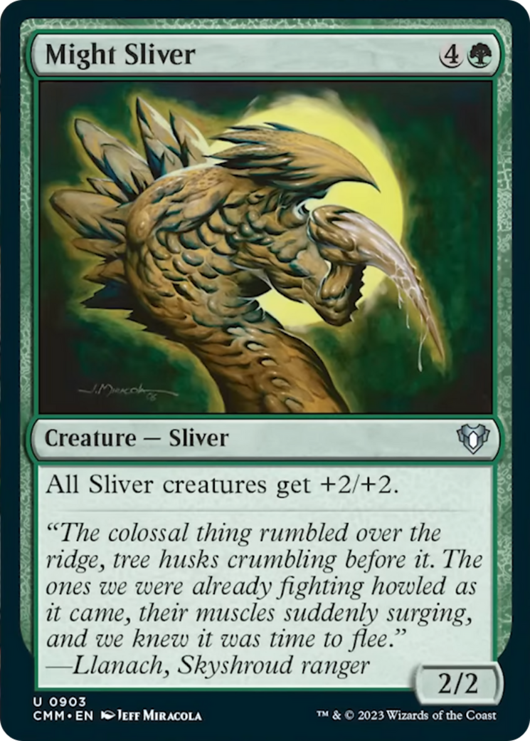 Might Sliver [Commander Masters] | The Time Vault CA