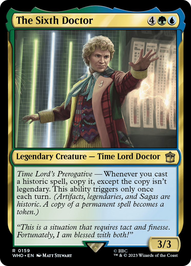 The Sixth Doctor [Doctor Who] | The Time Vault CA