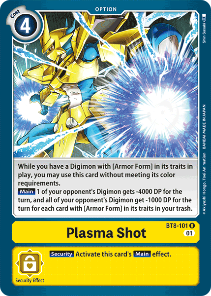 Plasma Shot [BT8-101] [New Awakening] | The Time Vault CA