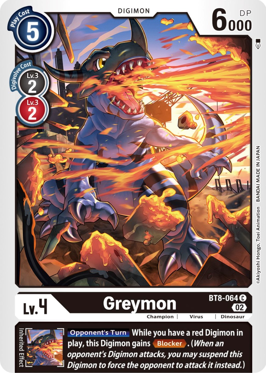 Greymon [BT8-064] (Winner Pack Dimensional Phase) [New Awakening Promos] | The Time Vault CA