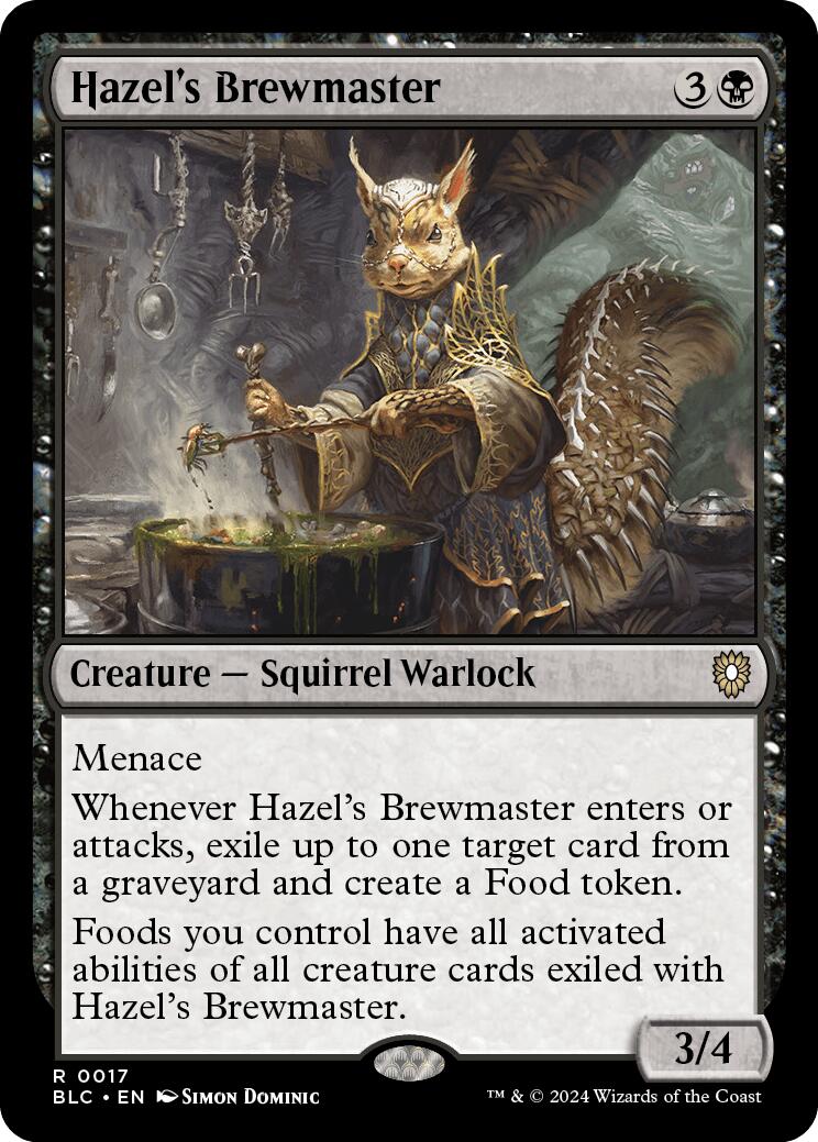 Hazel's Brewmaster [Bloomburrow Commander] | The Time Vault CA