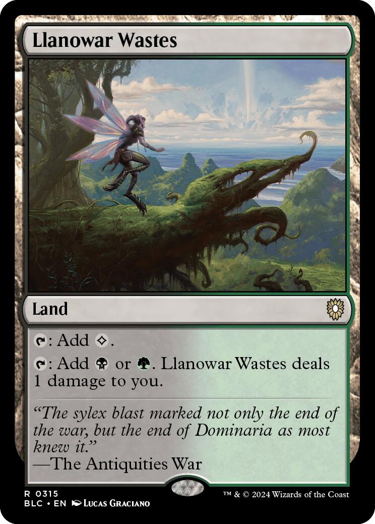 Llanowar Wastes [Bloomburrow Commander] | The Time Vault CA