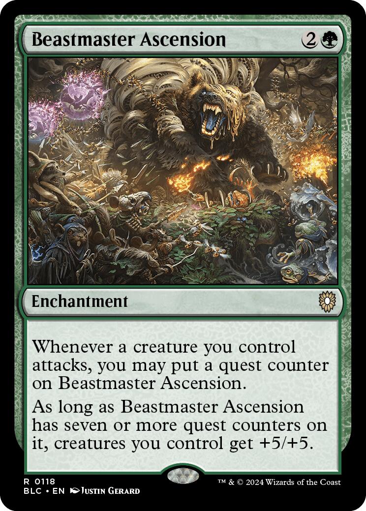 Beastmaster Ascension [Bloomburrow Commander] | The Time Vault CA