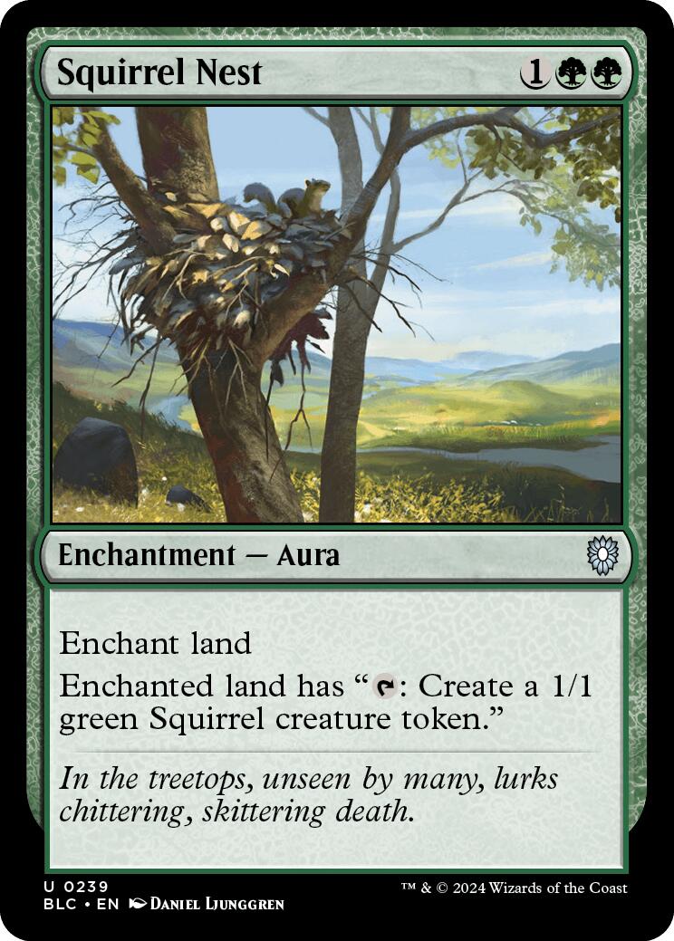Squirrel Nest [Bloomburrow Commander] | The Time Vault CA