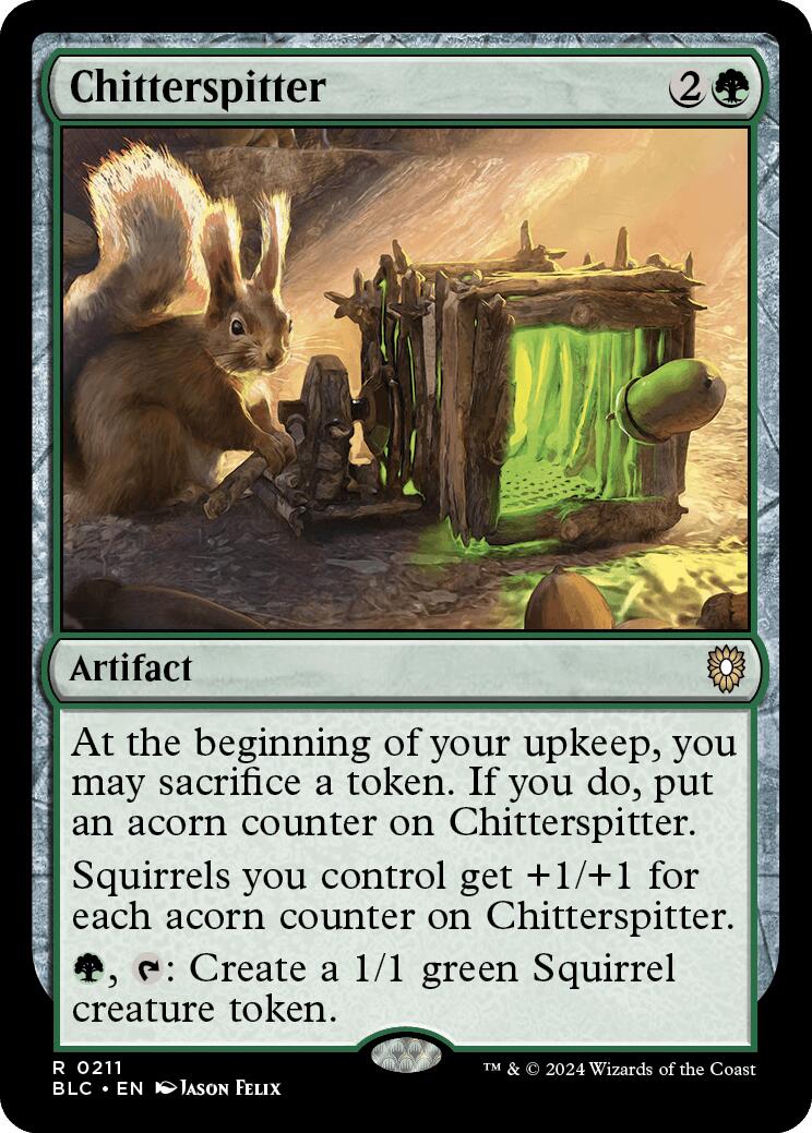 Chitterspitter [Bloomburrow Commander] | The Time Vault CA