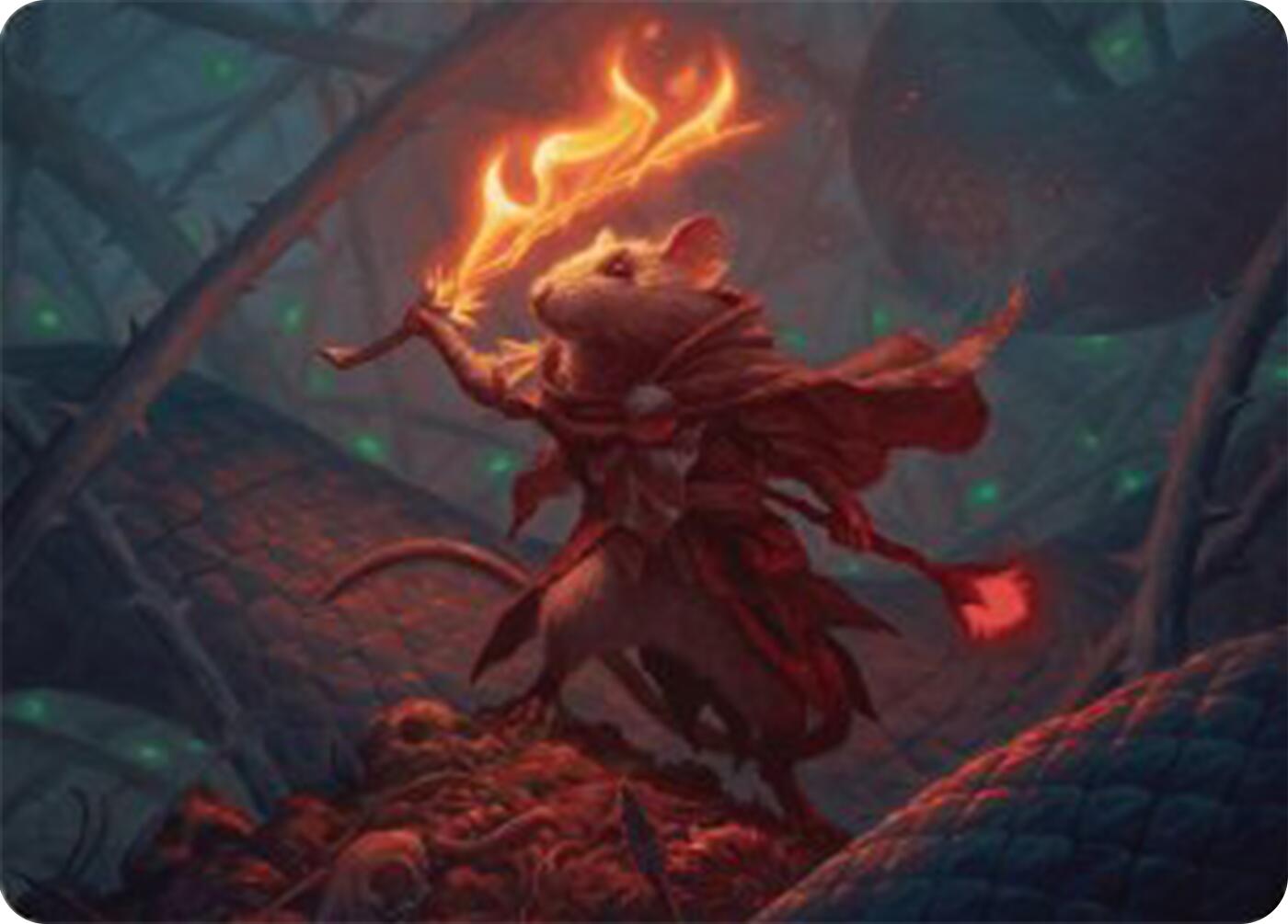 Emberheart Challenger Art Card [Bloomburrow Art Series] | The Time Vault CA