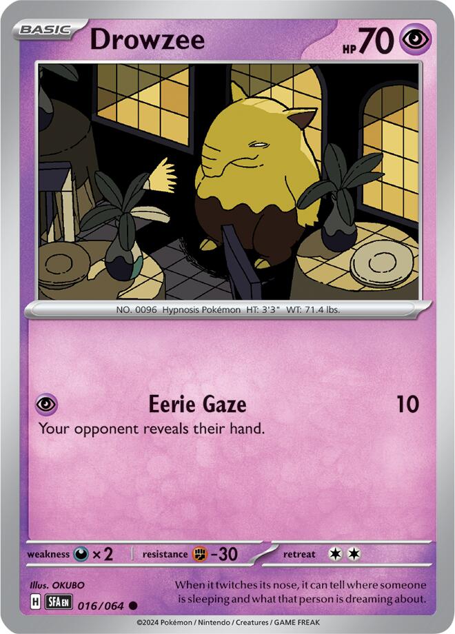 Drowzee (016/064) [Scarlet & Violet: Shrouded Fable] | The Time Vault CA