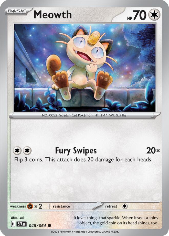 Meowth (048/064) [Scarlet & Violet: Shrouded Fable] | The Time Vault CA