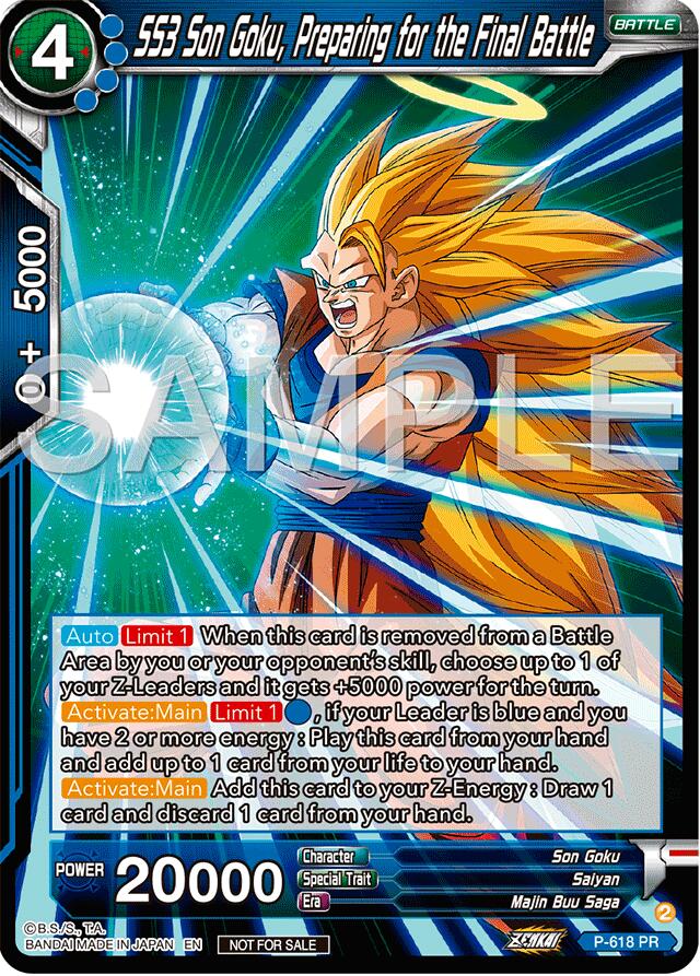 SS3 Son Goku, Preparing for the Final Battle (Deluxe Pack 2024 Vol.2) (P-618) [Promotion Cards] | The Time Vault CA