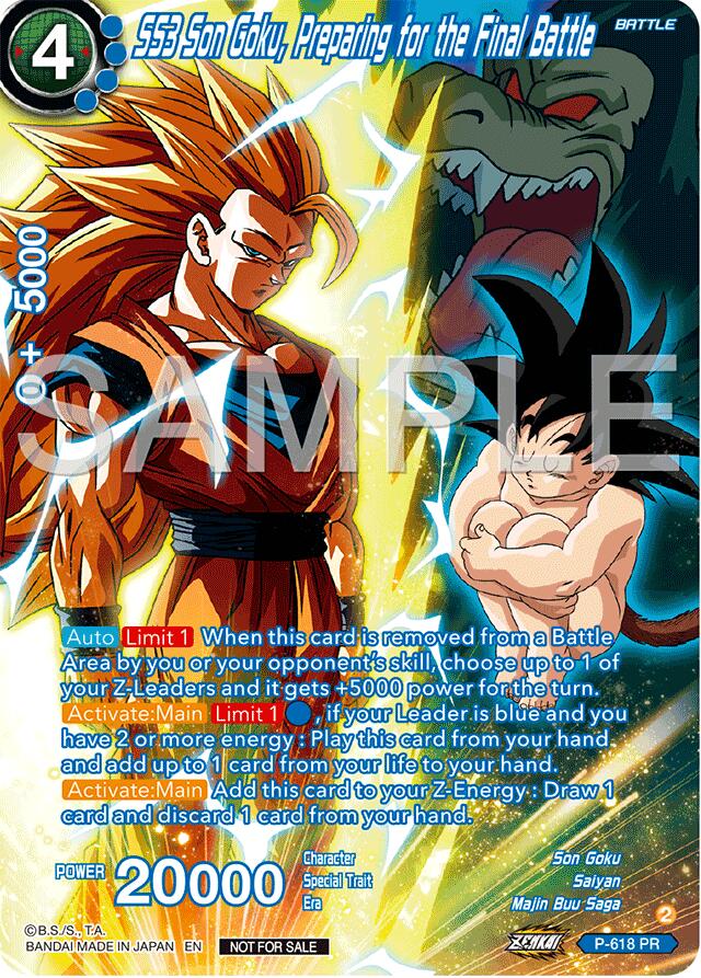 SS3 Son Goku, Preparing for the Final Battle (Full Art) (Deluxe Pack 2024 Vol.2) (P-618) [Promotion Cards] | The Time Vault CA