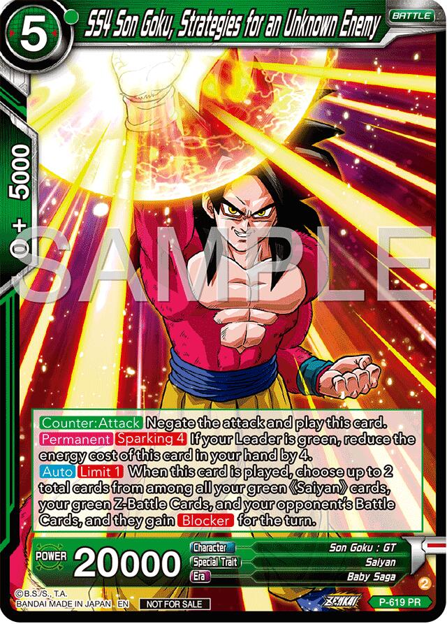 SS4 Son Goku, Strategies for an Unknown Enemy (Deluxe Pack 2024 Vol.2) (P-619) [Promotion Cards] | The Time Vault CA