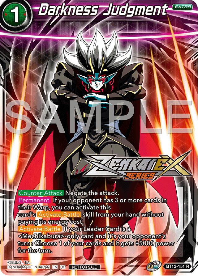 Darkness Judgment (Event Pack 15) (BT13-151) [Promotion Cards] | The Time Vault CA