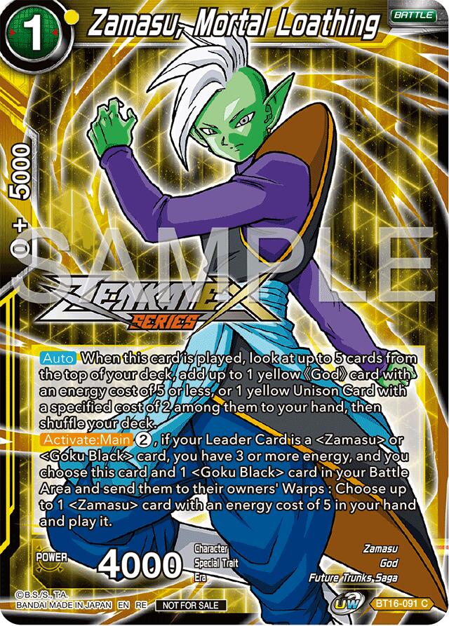 Zamasu, Mortal Loathing (Event Pack 15) (BT16-091) [Promotion Cards] | The Time Vault CA