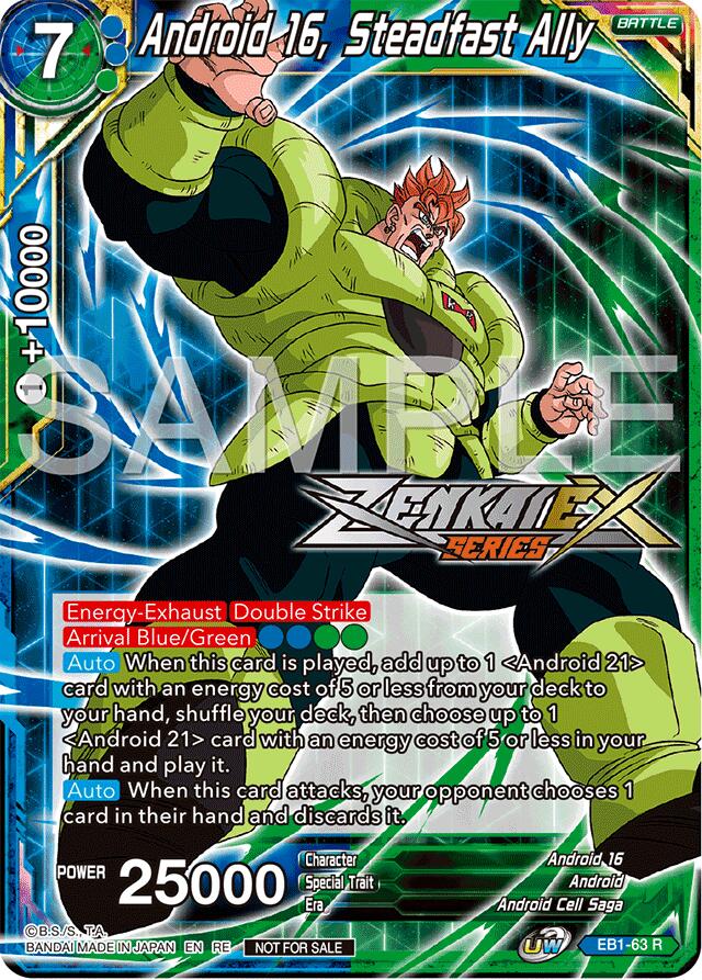 Android 16, Steadfast Ally (Event Pack 15) (EB1-63) [Promotion Cards] | The Time Vault CA