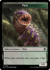 Pest // Shapeshifter Double-Sided Token [Bloomburrow Commander Tokens] | The Time Vault CA