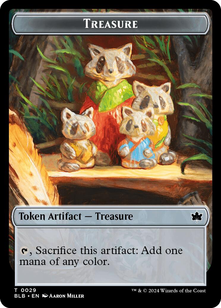 Cat // Treasure Double-Sided Token [Bloomburrow Commander Tokens] | The Time Vault CA