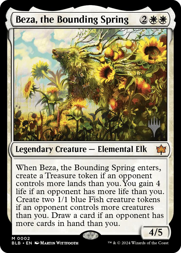 Beza, the Bounding Spring (Promo Pack) [Bloomburrow Promos] | The Time Vault CA