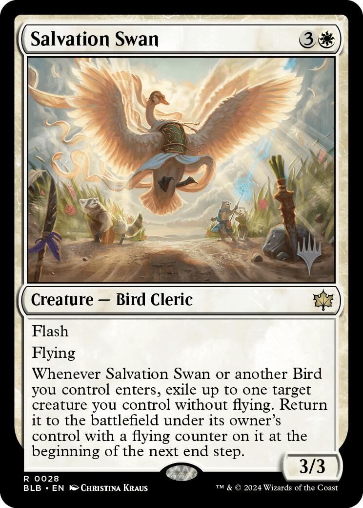 Salvation Swan (Promo Pack) [Bloomburrow Promos] | The Time Vault CA