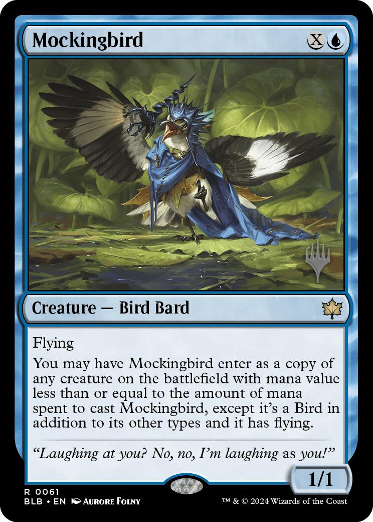 Mockingbird (Promo Pack) [Bloomburrow Promos] | The Time Vault CA