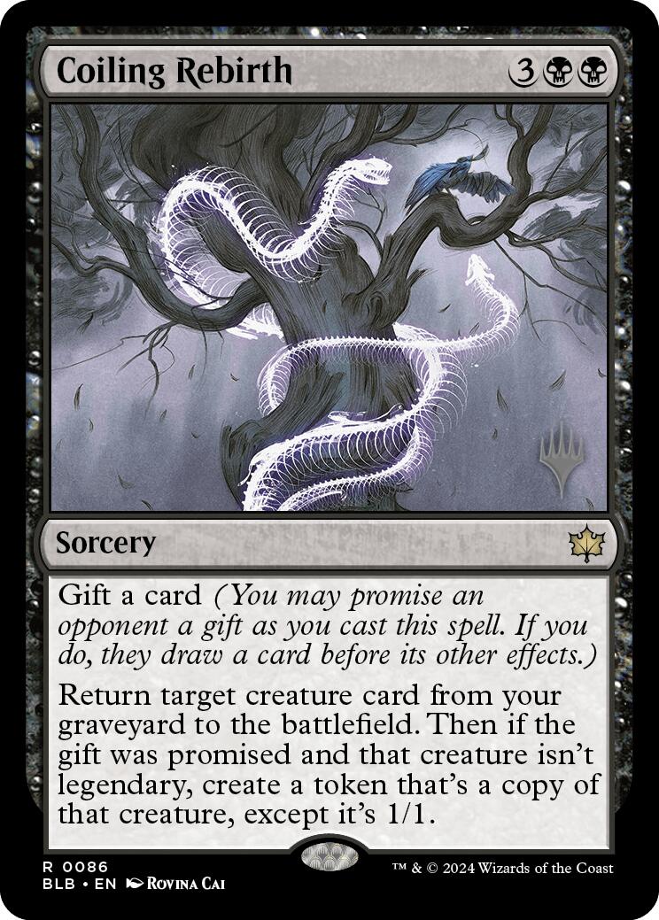 Coiling Rebirth (Promo Pack) [Bloomburrow Promos] | The Time Vault CA