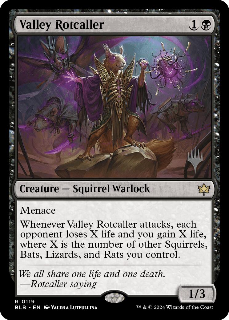 Valley Rotcaller (Promo Pack) [Bloomburrow Promos] | The Time Vault CA