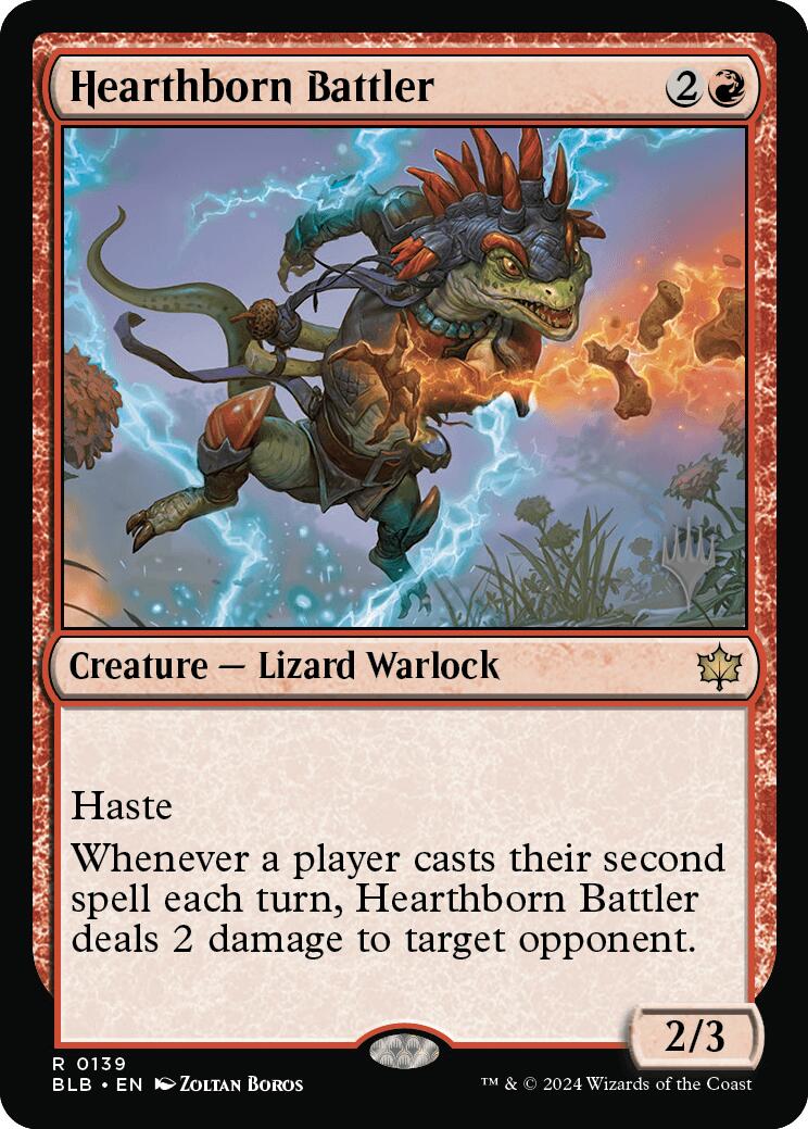 Hearthborn Battler (Promo Pack) [Bloomburrow Promos] | The Time Vault CA