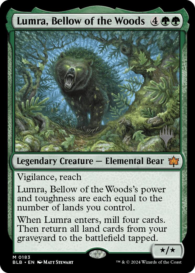 Lumra, Bellow of the Woods (Promo Pack) [Bloomburrow Promos] | The Time Vault CA