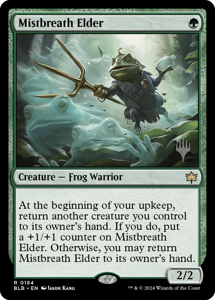 Mistbreath Elder (Promo Pack) [Bloomburrow Promos] | The Time Vault CA