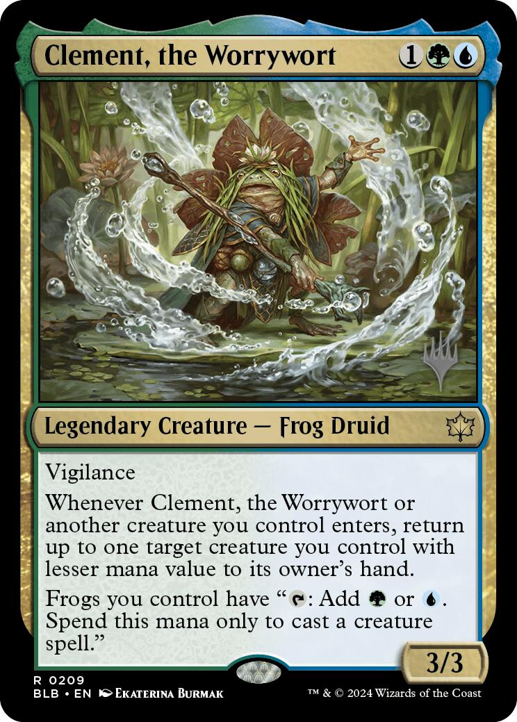 Clement, the Worrywort (Promo Pack) [Bloomburrow Promos] | The Time Vault CA