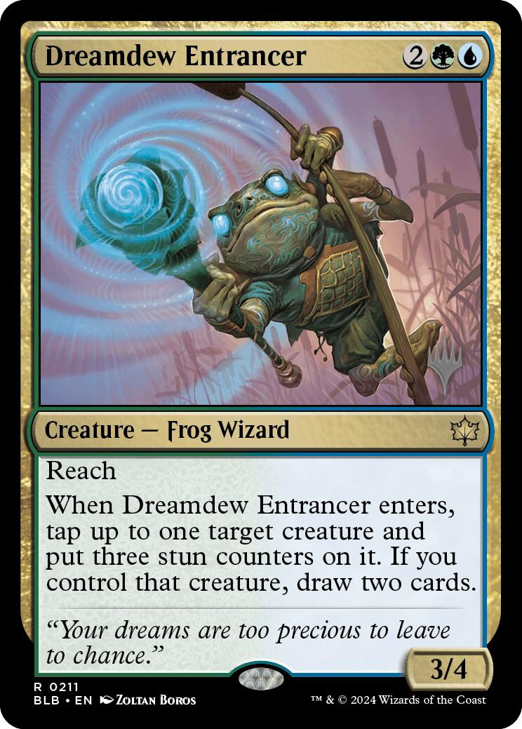 Dreamdew Entrancer (Promo Pack) [Bloomburrow Promos] | The Time Vault CA