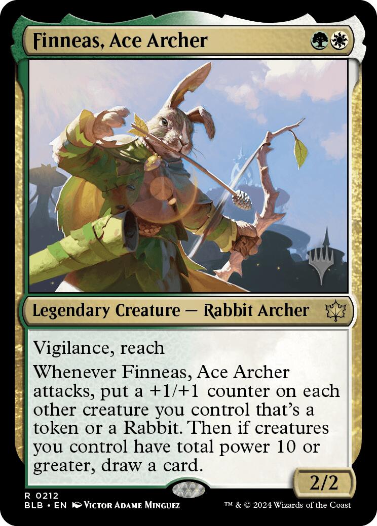 Finneas, Ace Archer (Promo Pack) [Bloomburrow Promos] | The Time Vault CA