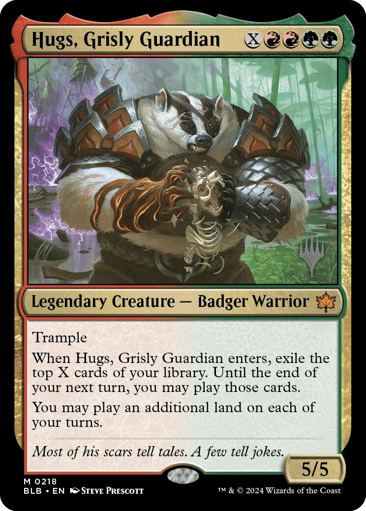 Hugs, Grisly Guardian (Promo Pack) [Bloomburrow Promos] | The Time Vault CA