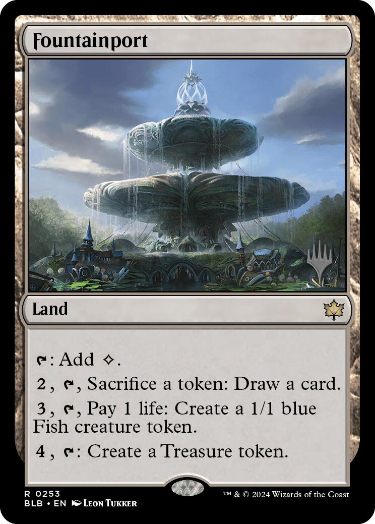 Fountainport (Promo Pack) [Bloomburrow Promos] | The Time Vault CA