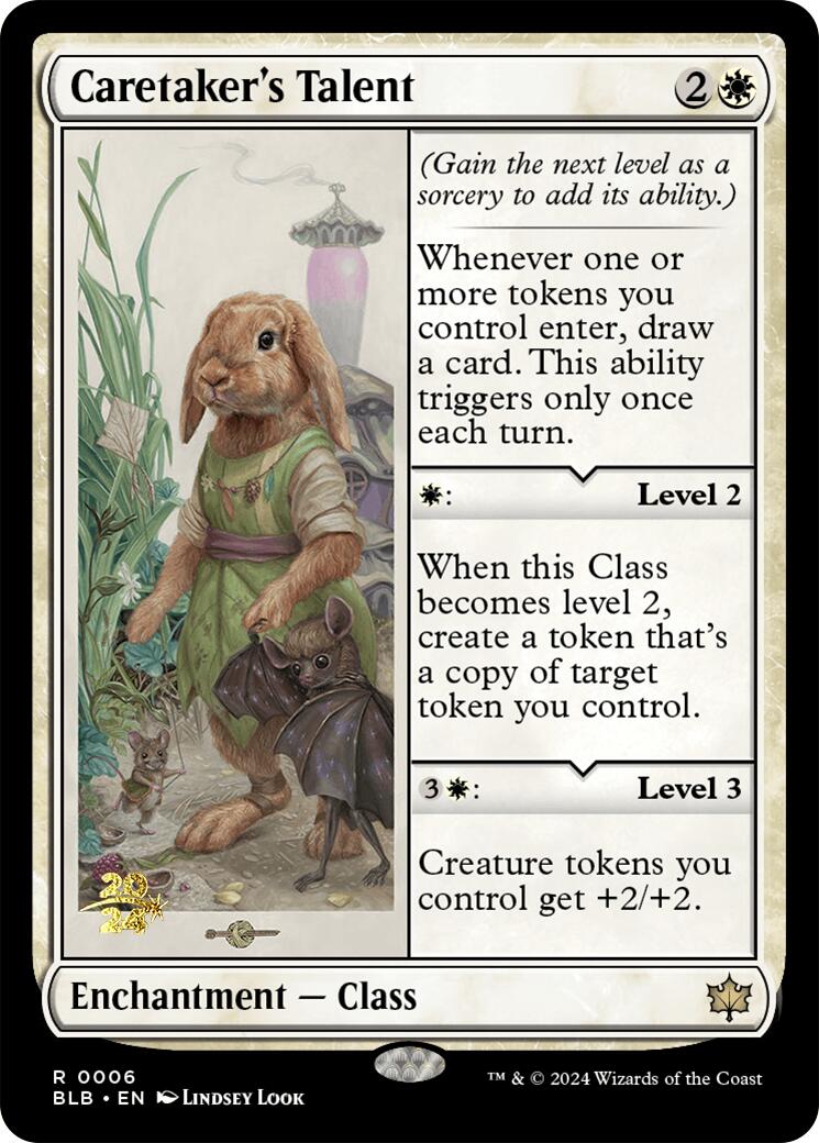 Caretaker's Talent [Bloomburrow Prerelease Promos] | The Time Vault CA