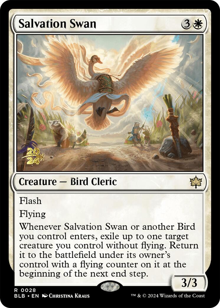 Salvation Swan [Bloomburrow Prerelease Promos] | The Time Vault CA