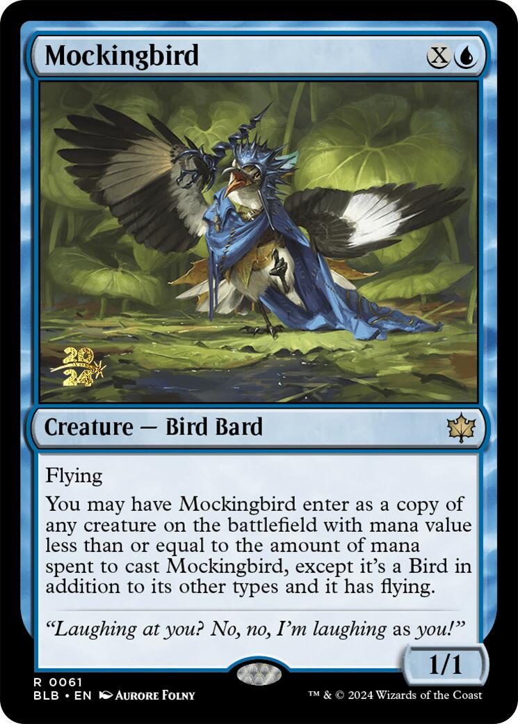 Mockingbird [Bloomburrow Prerelease Promos] | The Time Vault CA