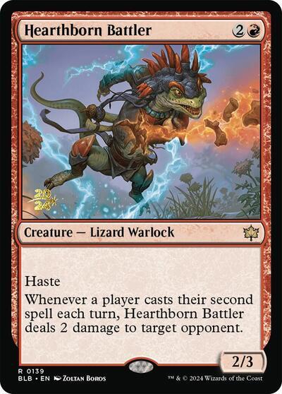 Hearthborn Battler [Bloomburrow Prerelease Promos] | The Time Vault CA