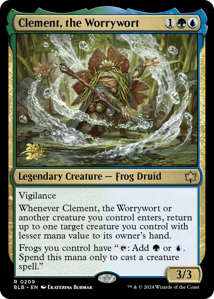 Clement, the Worrywort [Bloomburrow Prerelease Promos] | The Time Vault CA