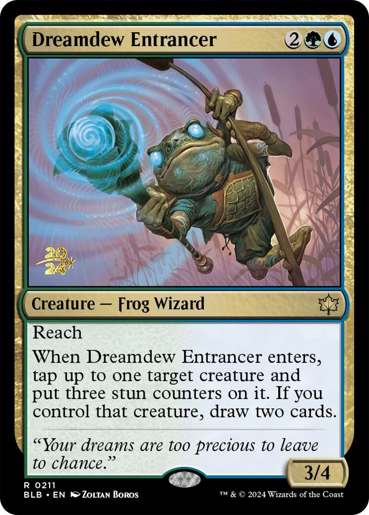 Dreamdew Entrancer [Bloomburrow Prerelease Promos] | The Time Vault CA