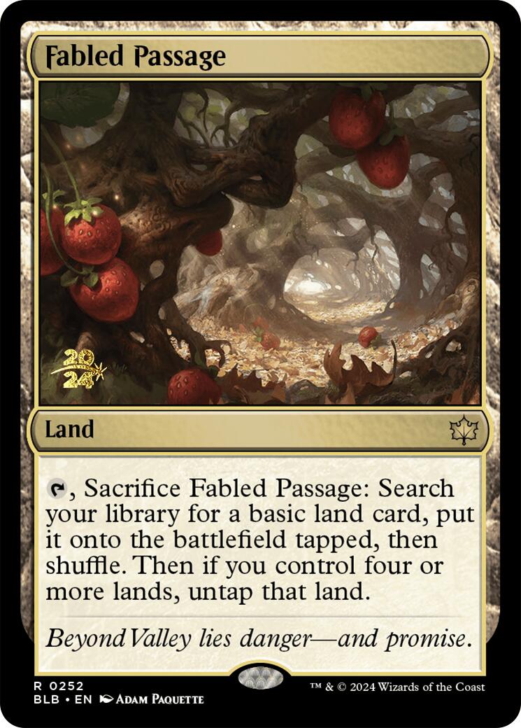 Fabled Passage [Bloomburrow Prerelease Promos] | The Time Vault CA