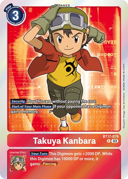 Takuya Kanbara [BT17-079] [Secret Crisis] | The Time Vault CA