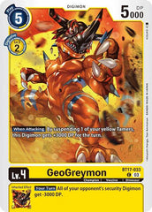 GeoGreymon [BT17-033] [Secret Crisis] | The Time Vault CA